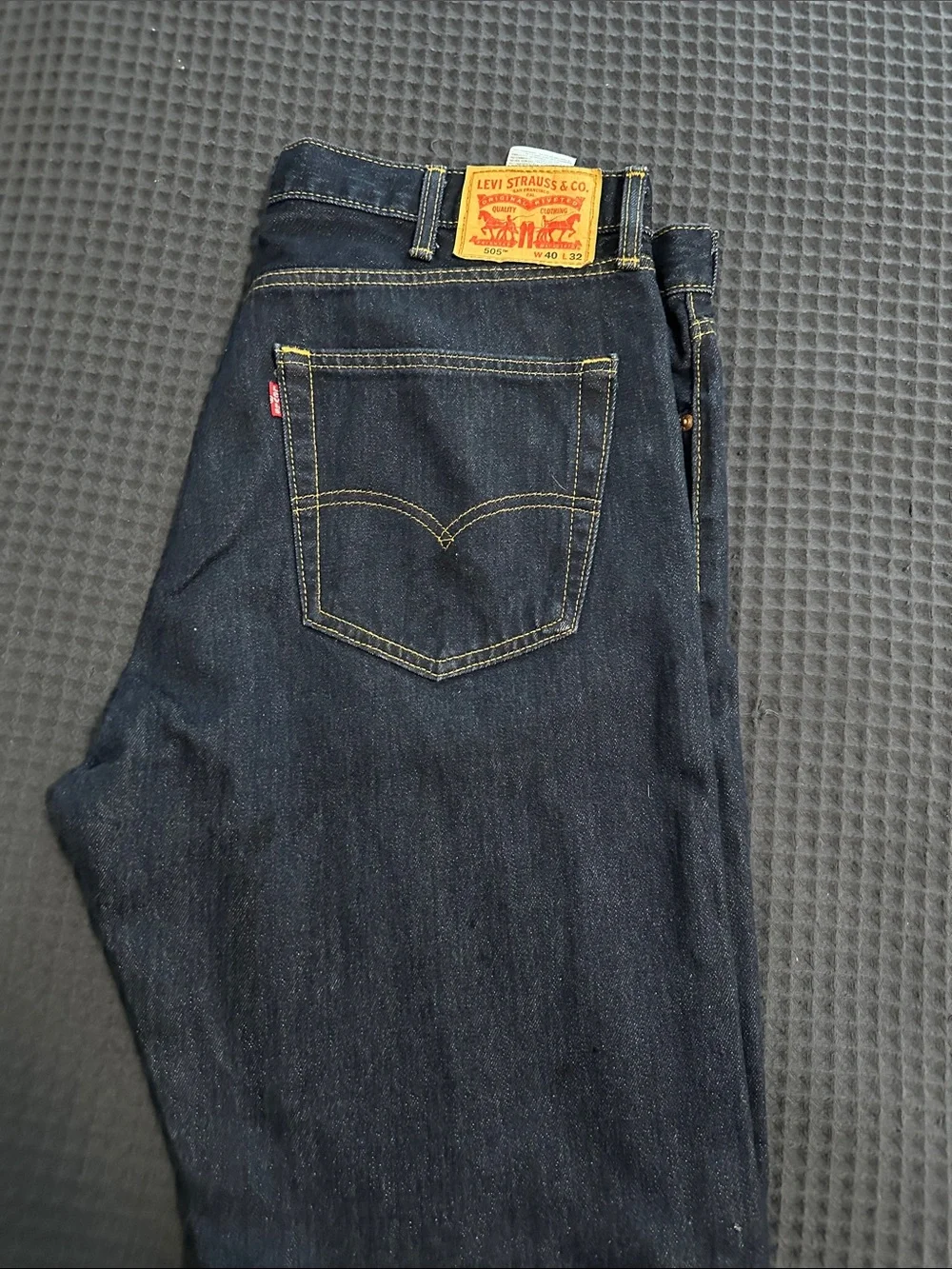 Levi's Men's Dark Indigo Straight Jeans